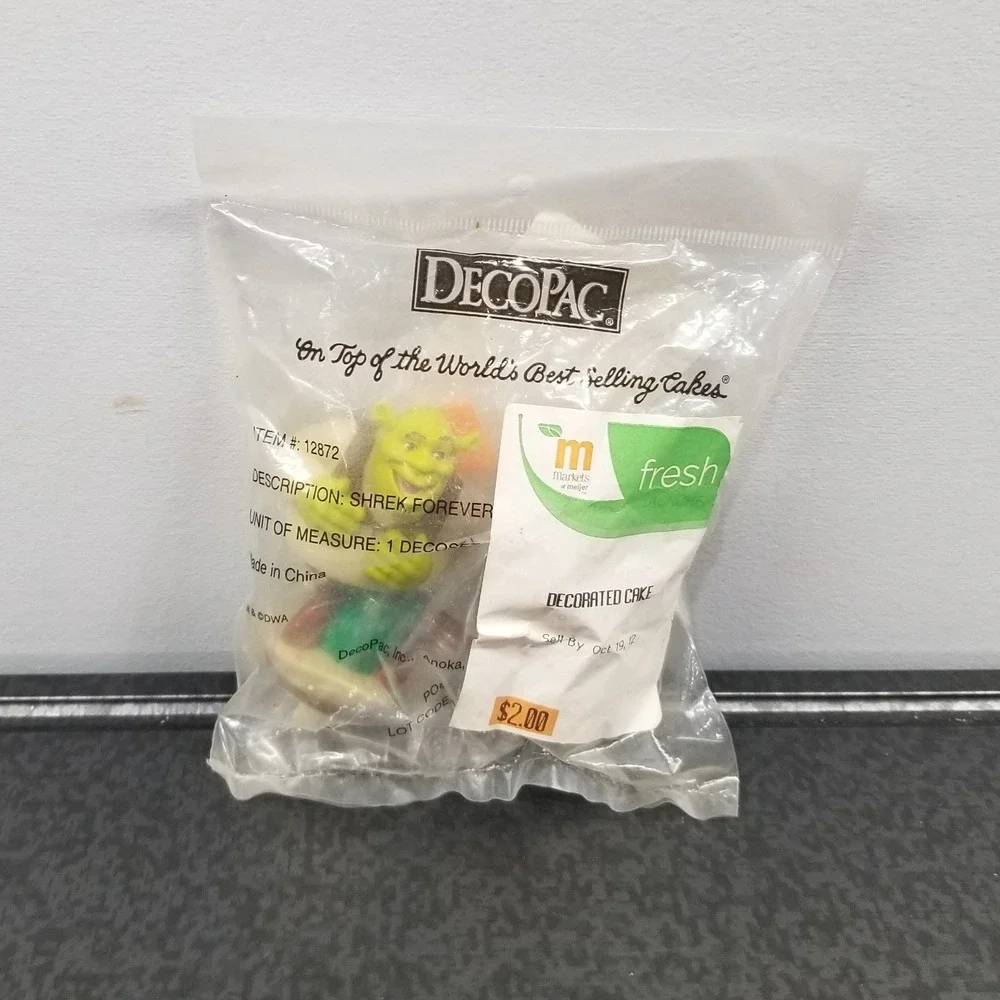 DecoPac Forever After Shrek & Donkey Launcher Cake Topper Figure ~ Brand New